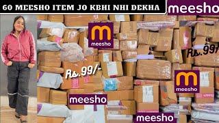 60 Meesho Huge Trendy * Rondom * Haul  || Omg  Kya Mangwaya Tha Kya Bheja Hai  || Under Rs.?