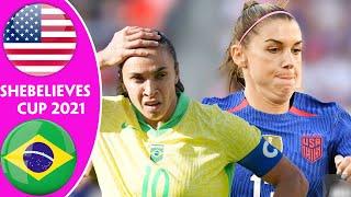 USA vs Brazil | Solid Defense & Decisive Goals