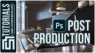 Kitchen design in 3ds max - Post Production