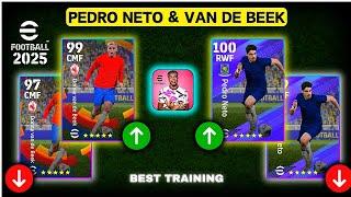 HOW TO TRAIN PEDRO NETO & VAN DE BEEK IN EFOOTBALL  | Efootball 2025 Mobile