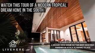 AYALA ALABANG VILLAGE BREATHTAKING MODERN TROPICAL DESIGN HOME FOR SALE