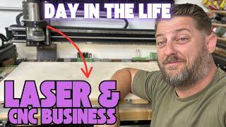 Running Lasers, CNCs, and 3D Printers from My Garage! | Brett's Laser Garage | Behind The Burn