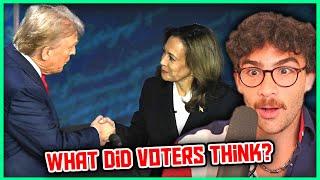 Debate Recap & Highlights: What Did Voters Think? | Hasanabi Reacts