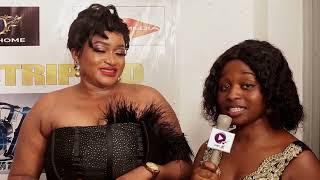 Tandeh Delphine On The Red Carpet Of A Cameroonian Movie