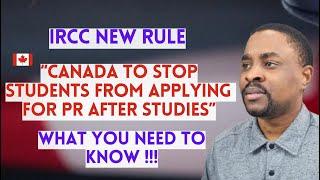 Canada Scraps Study Permits Pathway to Permanent Residency For International Students |Is this True?