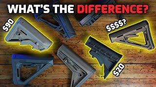 Why Are Some AR Buttstocks So Expensive? | AT3 Cheap Vs Expensive