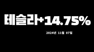 테슬라,코스피코스닥시황,미국증시마감시황및대응전략20241107 0547090352