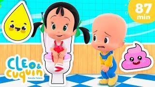 Aprende a ir al baño solito  y más canciones infantiles para bebés con Cleo y Cuquín