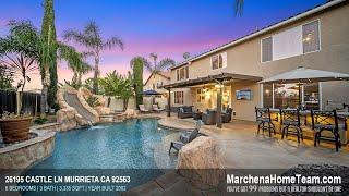 26195 Castle Ln Murrieta CA 92563 | Home For Sale in Murrieta CA By Realtor Michael & Anita Marchena