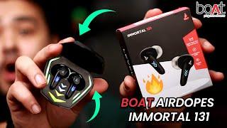 boAt Airdopes Immortal 131 | Gaming RGB TWS Unboxing & Review | ₹1499 | 40 Hours Battery Life