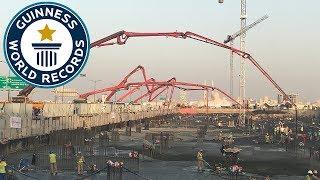 CONMIX achieved Largest Continuous Concrete Pour - Guinness World Records