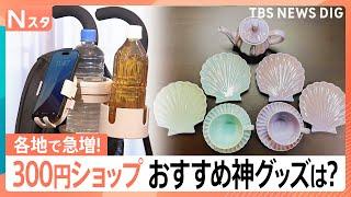 店舗急増中の300円ショップ！おすすめグッズを調査！愛用歴20年以上の常連さん、部屋の中を拝見すると…驚きと発見の連続！【Nスタ】｜TBS NEWS DIG