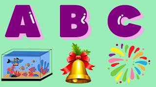 ENGLISH ALPHABETS ||A B C D E F G H I J K L M N O P Q R S T U V W X Y Z || A FOR Aquarium B FOR Bell