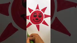 Drawing Mr. Sun Sprunki #mrsun #sprunki #incredibox #animation #newcharacter #draw #colors