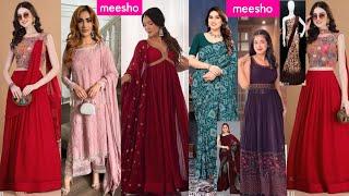 Meesho Haul || Meesho party'wear kurta set Designer Lehenga/Gowns/Saree ||wedding Dresses