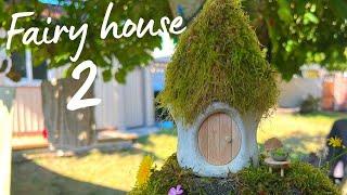 Fairy house 2 - made of natural & recycled materials