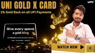 Uni Gold X Credit Card – Full Review & Benefits 2025 | uni gold x credit card apply #unicard