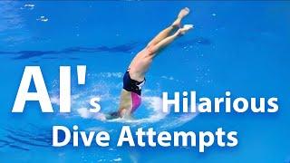 When AI Tries Diving: Championship Fail That Will Make You Laugh!