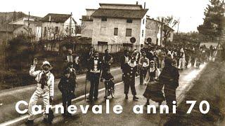 Sfilata carri e maschere anni 70 carnevale Friuli Domanins