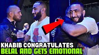 Khabib Nurmagomedov CONGRATULATES Belal Muhammad On Becoming UFC Champion (EMOTIONAL & WHOLESOME)