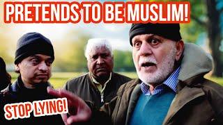 Pretends to be Muslim! Stop lying! Mansur Vs Fake Muslim | Speakers Corner | Hyde Park