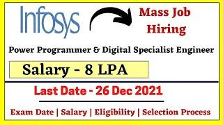 Infosys Off campus drive for 2022 batch | Infosys Recruitment 2022 | Selection Process - Salary 8LPA