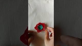 DIY mini cap  for hair accessories #satisfied #trending #youtube #craft