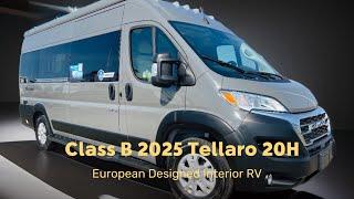 Awesome European Design Interior RV ClassB 2025 Tellaro 20H RAM Motorhome Loads of Luxury touch #rv