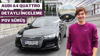 AUDİ A4 2.0 TDI QUATTRO SPORT İNCELEME !!! 0-100 DENEME - POV SÜRÜŞ  ENG.SUBTITLE