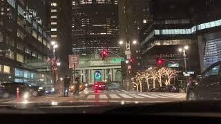 Driving through the Park Avenue Tunnel and Viaduct