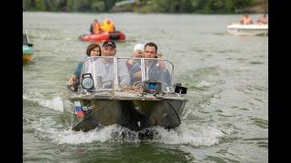 Крестный ход по воде(с.Гремячее, Новомосковское благочиние Тульской епархии)