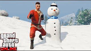 LOCATION OF THE 25 SNOWMAN in GTA 5 ONLINE - CHRISTMAS DLC $250,000