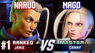 SF6 ▰ NARUO (#1 Ranked Jamie) vs MAGO (Cammy) ▰ Ranked Matches