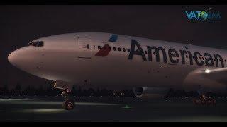 P3Dv4 | VATSIM | AAL3101 | PMDG B772 | LSZH Arrival