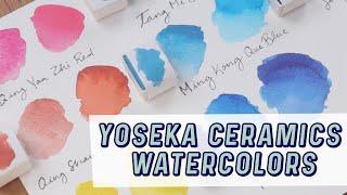 Swatch With Yoseka: Yoseka Ceramics Watercolors