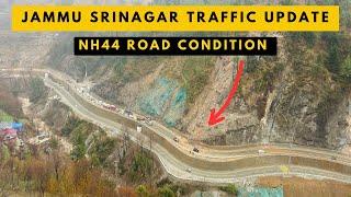 #nh44 ROAD UPDATE HEAVY RAINFALL || RAMBAN BANIHAL TRAFFIC UPDATE