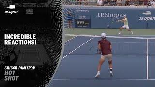 Grigor Dimitrov Hits Winner from a Smash! | 2024 US Open