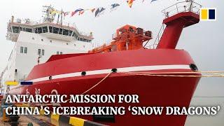 Chinese icebreaker sails into southern hemisphere on 36th Antarctic expedition