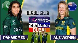 PAKW VS AUSW MATCH14 WORLD CUP T20 2024.