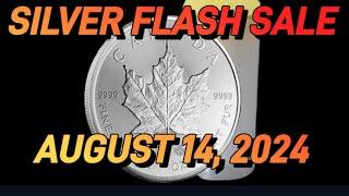 FLASH SALE Wednesday, August 14, 2024!