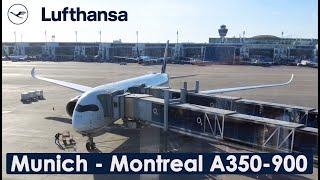 Lufthansa Munich to  Montreal A350-900 Economy