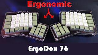 No More Wrist Pain  -- ErgoDox 76 "Hot Dox" V2 Mechanical Keyboard