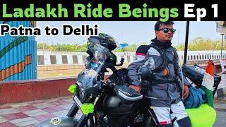 Road Trip to Ladakh | First time Ladakh | Patna to Delhi in 10 hrs | EP 01 #ladakh  #leh