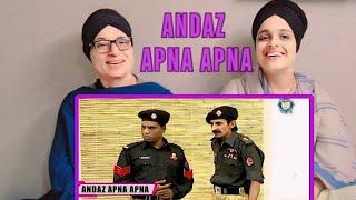 INDIAN reaction to Iftikhar Thakur and Amanat Chan | Stage Drama | Andaz Apna Apna #comedy