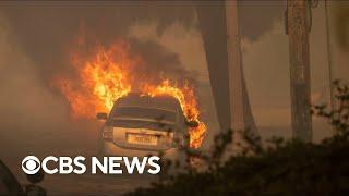 Fast-moving Palisades fire forces evacuations in Southern California