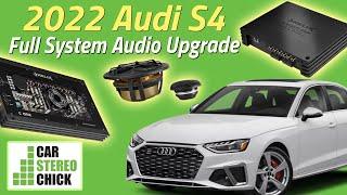 2022 Audi S4 Stereo Upgrade - Morel Carbon Elate - Helix V Eight DSP + C One amps & TWO JL 12W6’s