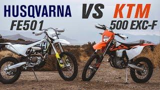 2018 Husqvarna FE 501 vs KTM 500 EXC-F | Ride Review