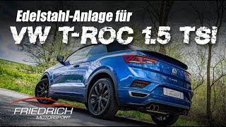 Friedrich Motorsport  -  VW T-ROC Cabrio 1.5l TSI Sportauspuff-Anlage