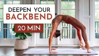 Deepen your Backbend with this Daily Backbend Yoga Routine with WHEEL POSE - with Kate Amber