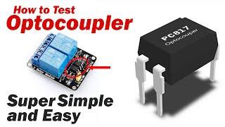 How to Test Optocoupler, super simple and easy | PC817 | Protues Simulation